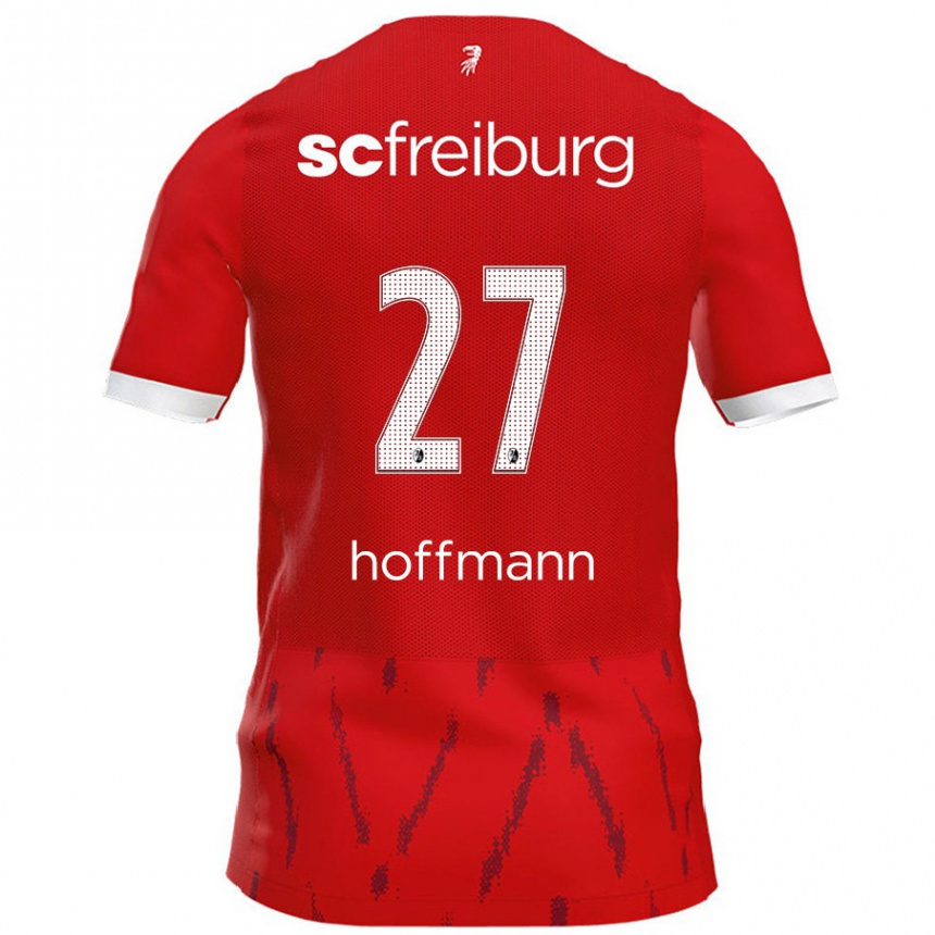 Kids Football Giovanna Hoffmann #27 Red Home Jersey 2024/25 T-Shirt Australia