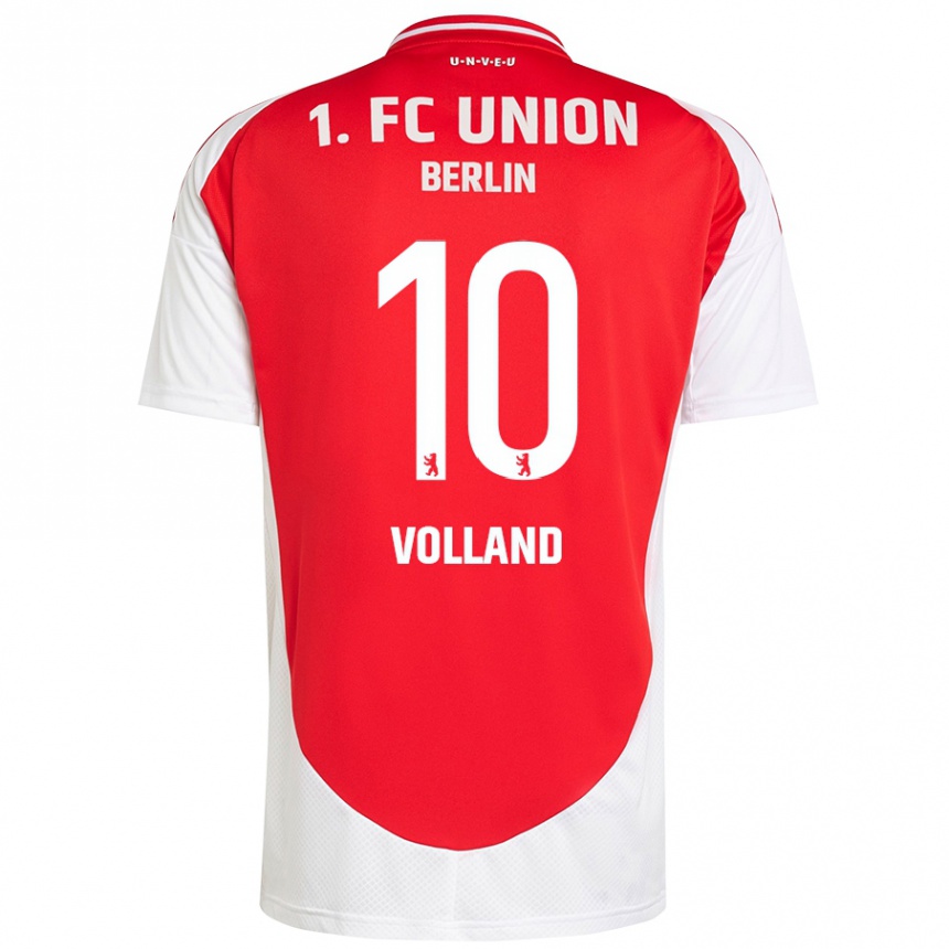 Kids Football Kevin Volland #10 Red White Home Jersey 2024/25 T-Shirt Australia