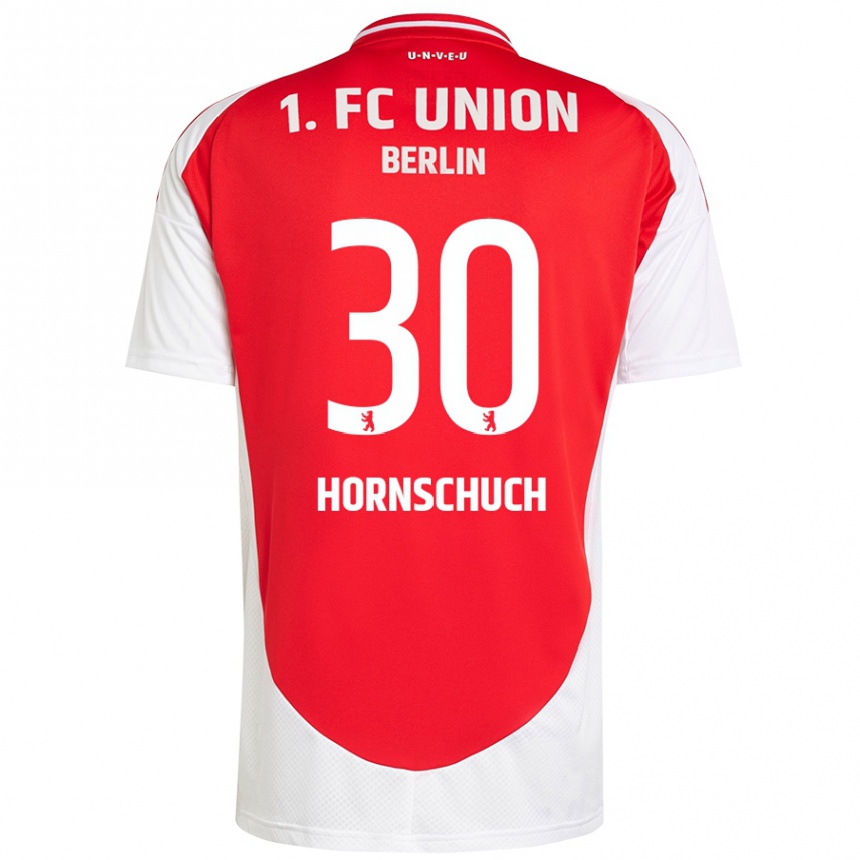 Kids Football Sarah Hornschuch #30 Red White Home Jersey 2024/25 T-Shirt Australia