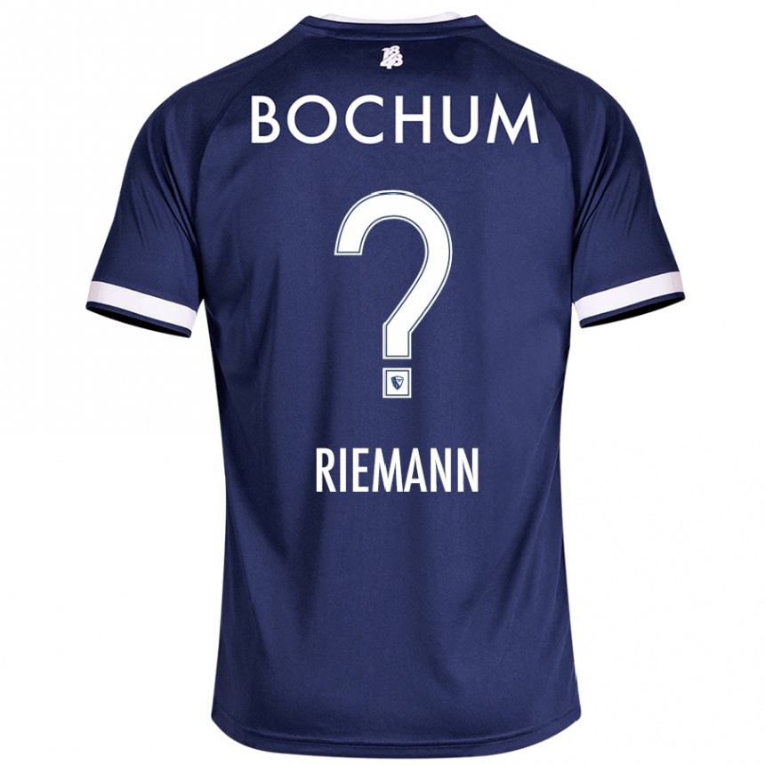 Kids Football Manuel Riemann #0 Dark Blue Home Jersey 2024/25 T-Shirt Australia