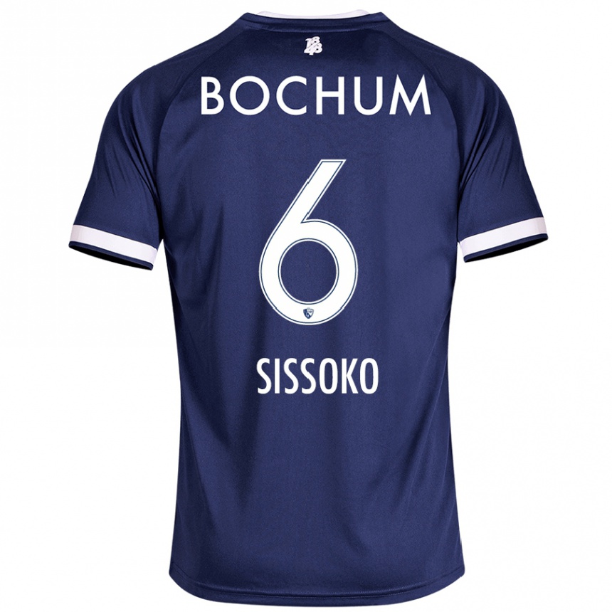 Kids Football Ibrahima Sissoko #6 Dark Blue Home Jersey 2024/25 T-Shirt Australia