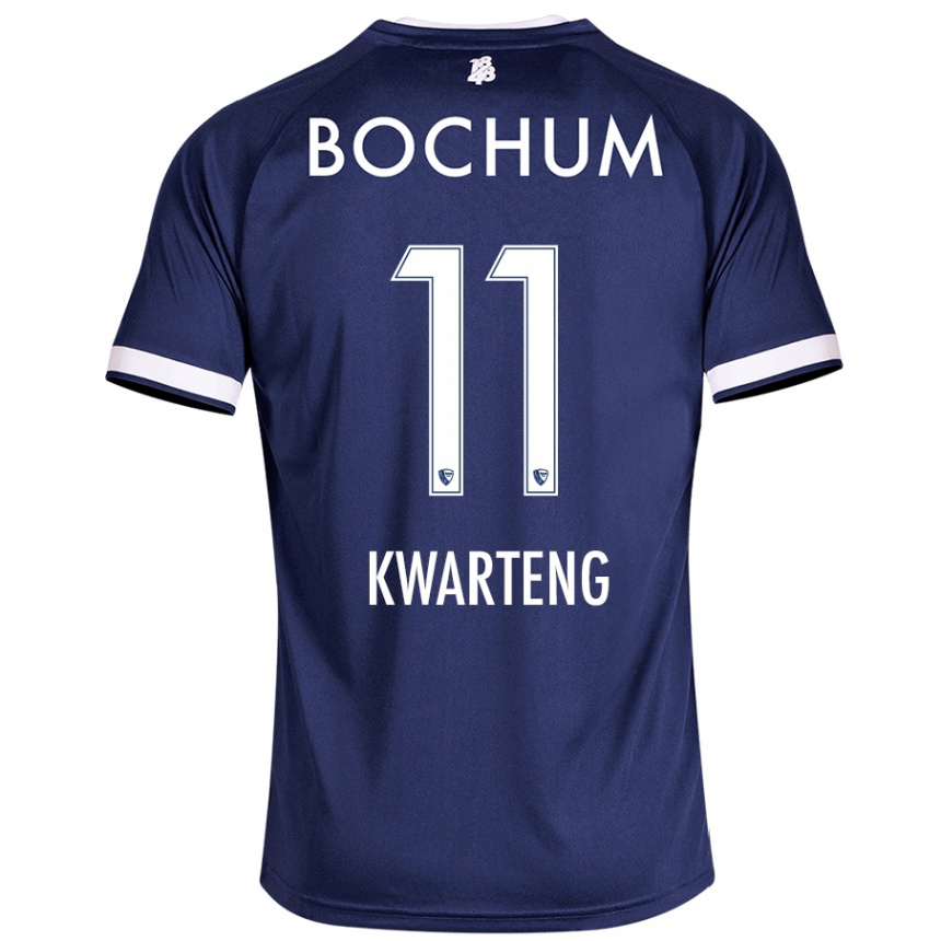 Kids Football Moritz-Broni Kwarteng #11 Dark Blue Home Jersey 2024/25 T-Shirt Australia