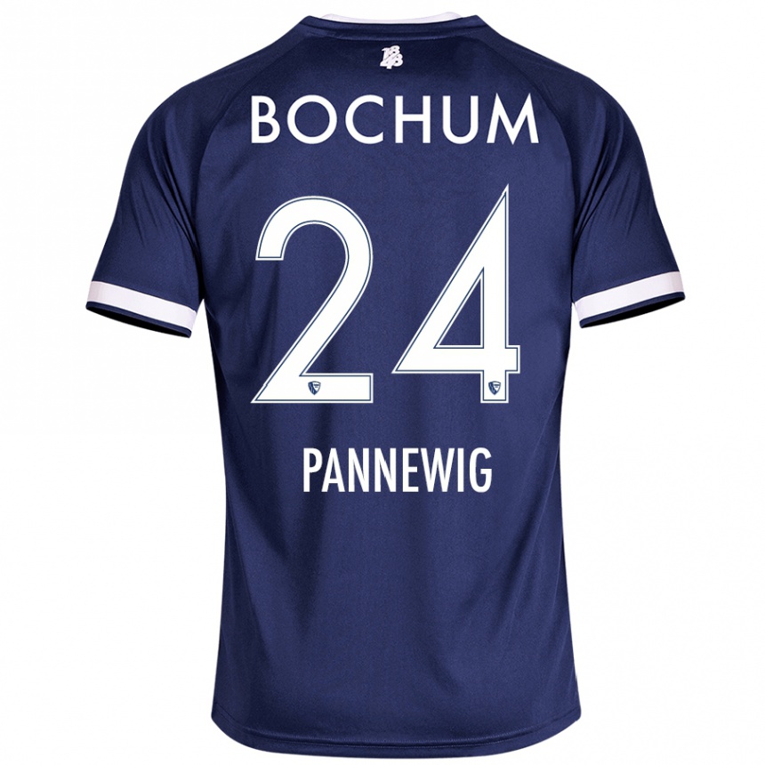 Kids Football Mats Pannewig #24 Dark Blue Home Jersey 2024/25 T-Shirt Australia