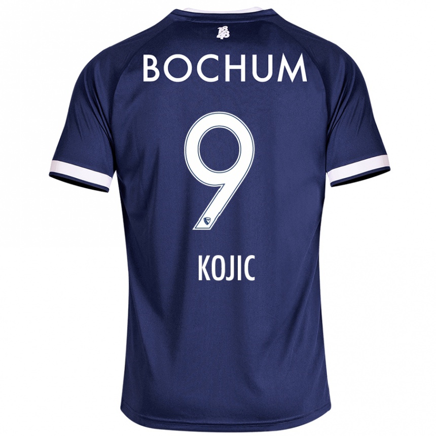 Kids Football Semin Kojic #9 Dark Blue Home Jersey 2024/25 T-Shirt Australia