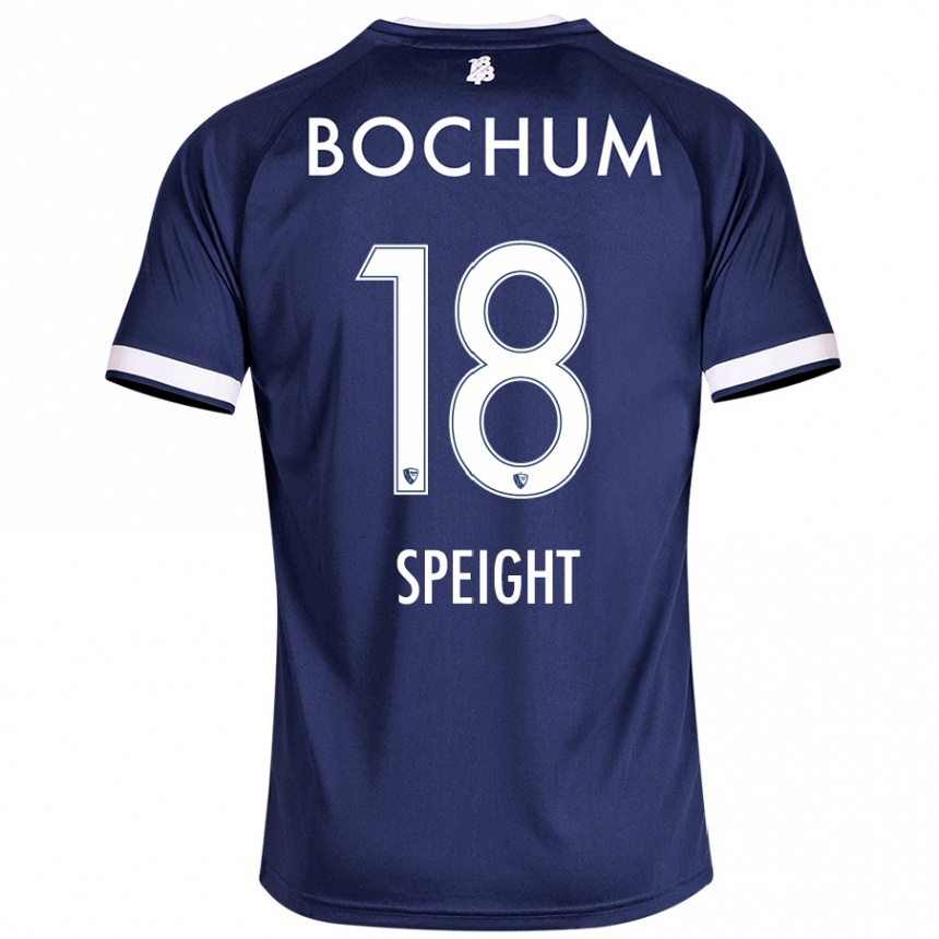 Kids Football Benjamin Speight #18 Dark Blue Home Jersey 2024/25 T-Shirt Australia