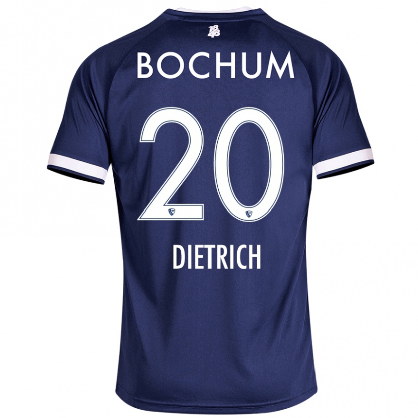 Kids Football Sam Dietrich #20 Dark Blue Home Jersey 2024/25 T-Shirt Australia