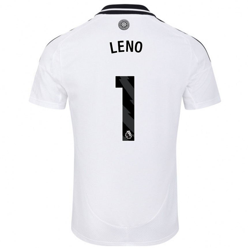 Kids Football Bernd Leno #1 White Home Jersey 2024/25 T-Shirt Australia