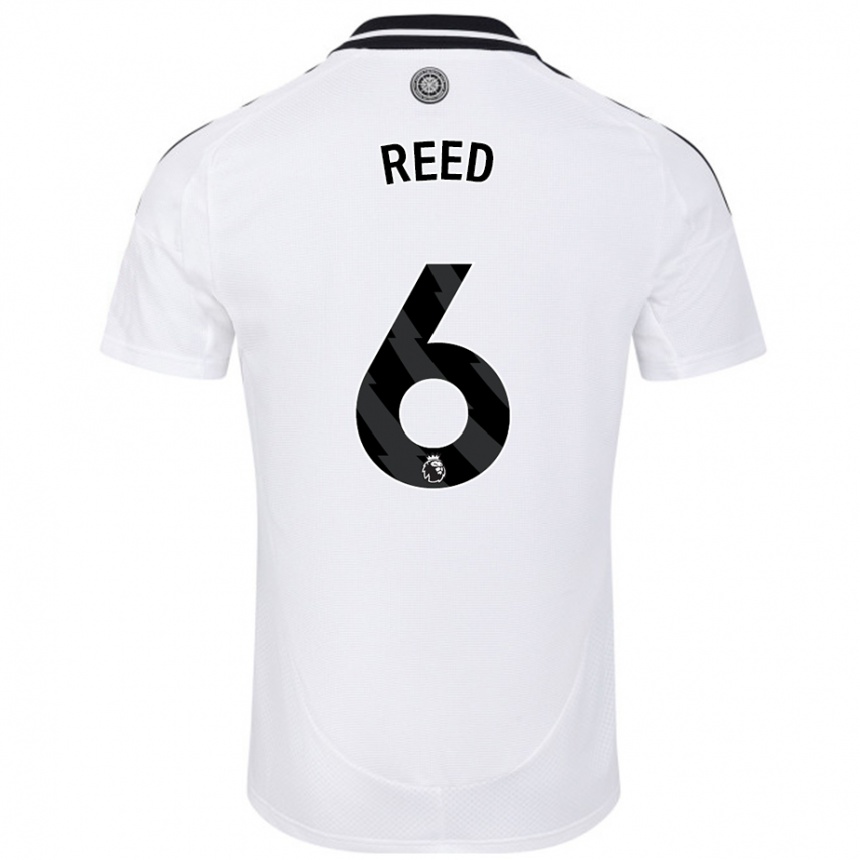 Kids Football Harrison Reed #6 White Home Jersey 2024/25 T-Shirt Australia