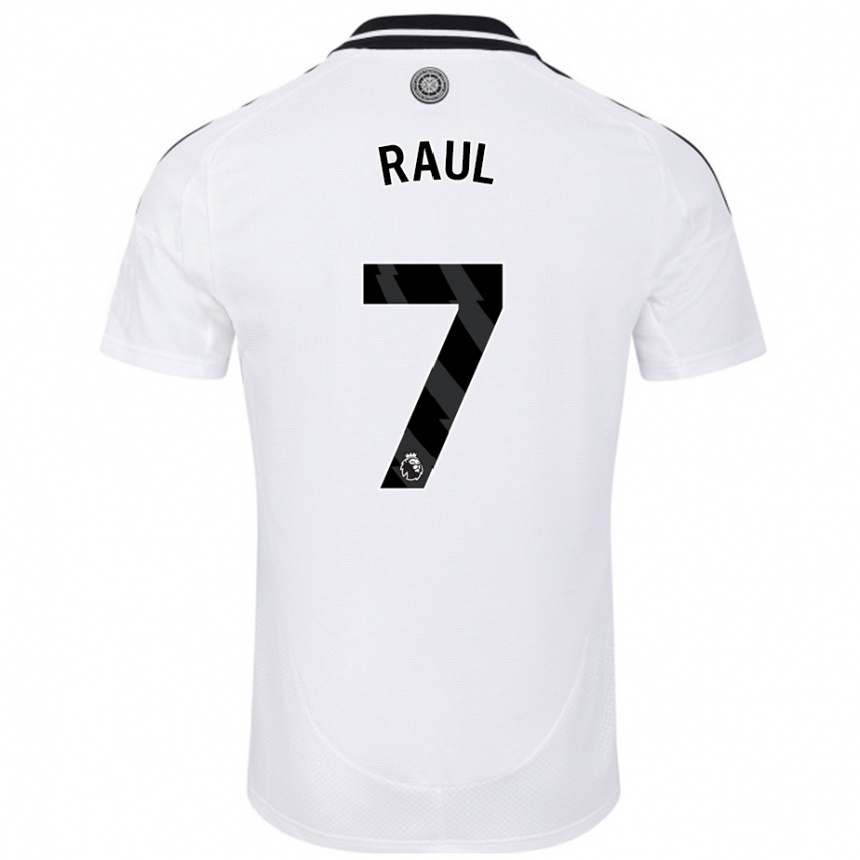 Kids Football Raúl Jiménez #7 White Home Jersey 2024/25 T-Shirt Australia