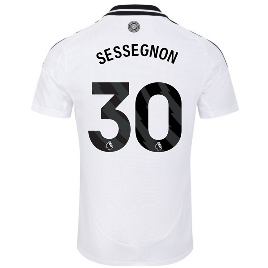 Kids Football Ryan Sessegnon #30 White Home Jersey 2024/25 T-Shirt Australia