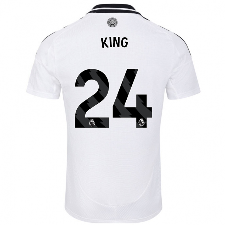 Kids Football Joshua King #24 White Home Jersey 2024/25 T-Shirt Australia