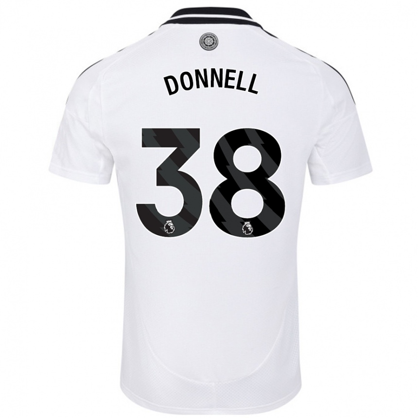 Kids Football Chris Donnell #38 White Home Jersey 2024/25 T-Shirt Australia