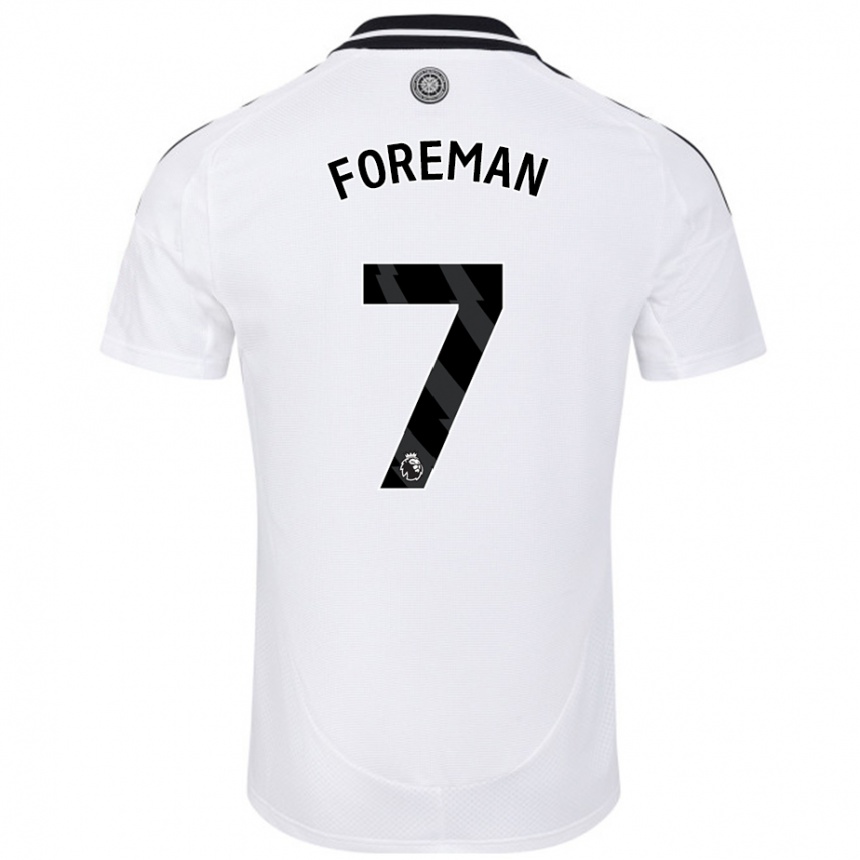 Kids Football Tia Foreman #7 White Home Jersey 2024/25 T-Shirt Australia