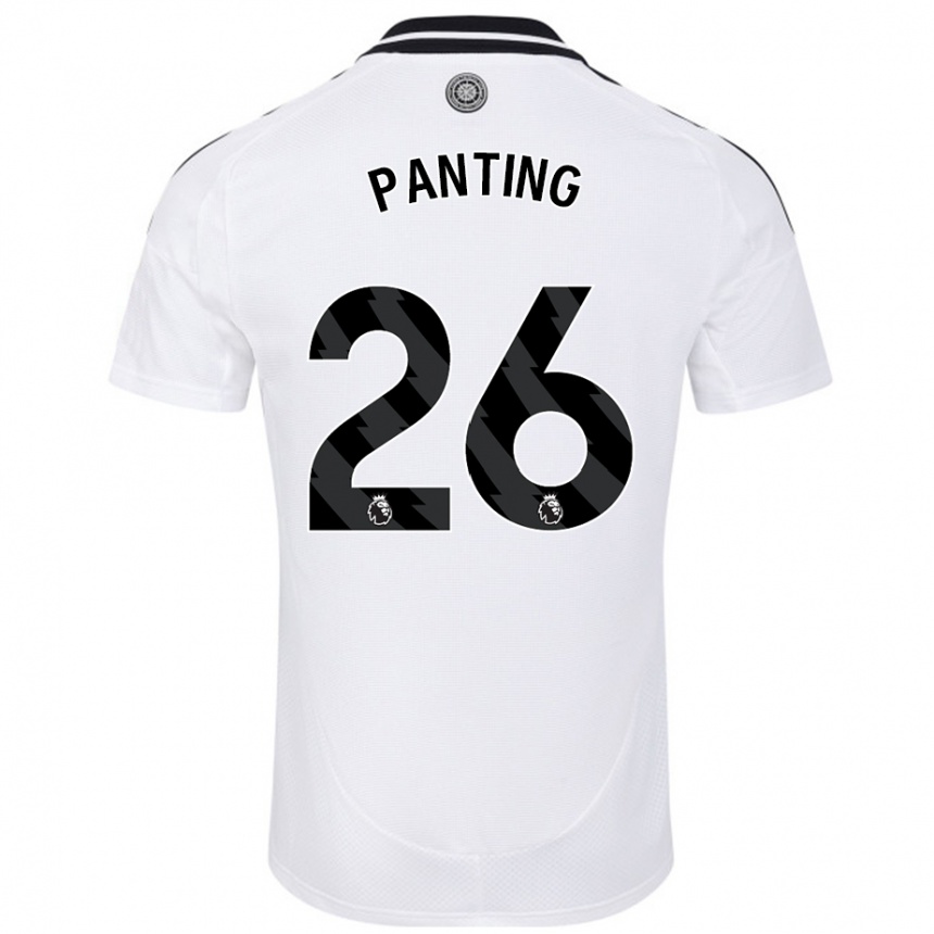 Kids Football Rachel Panting #26 White Home Jersey 2024/25 T-Shirt Australia