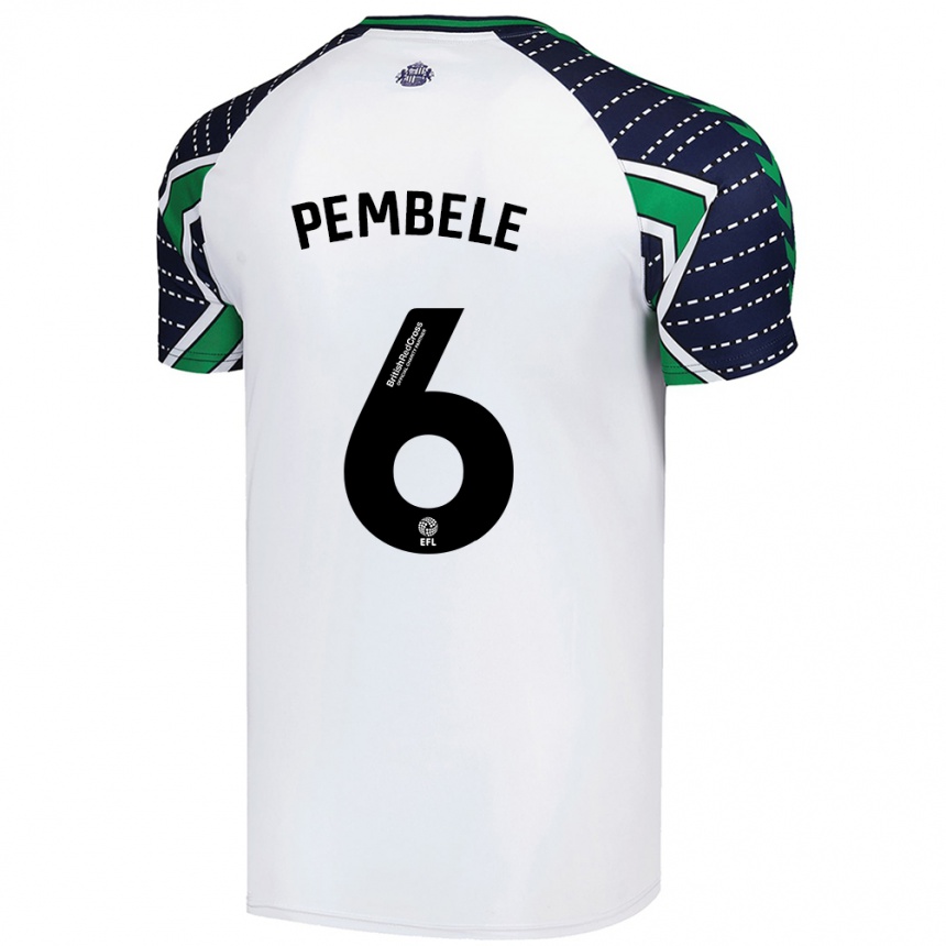 Kids Football Timothée Pembélé #6 White Away Jersey 2024/25 T-Shirt Australia