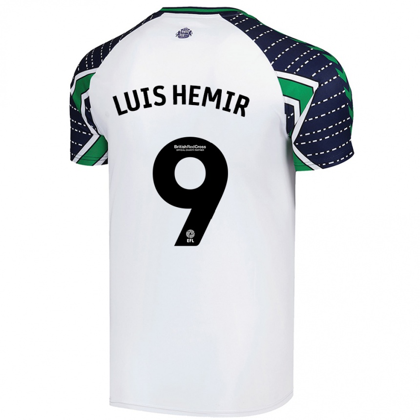 Kids Football Luís Semedo #9 White Away Jersey 2024/25 T-Shirt Australia