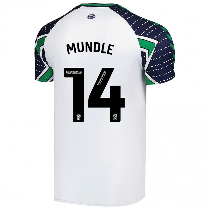 Kids Football Romaine Mundle #14 White Away Jersey 2024/25 T-Shirt Australia