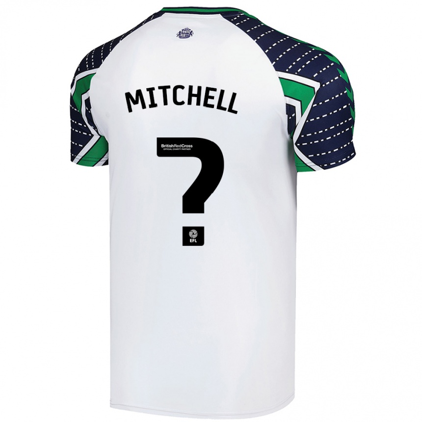 Kids Football Cuba Mitchell #0 White Away Jersey 2024/25 T-Shirt Australia