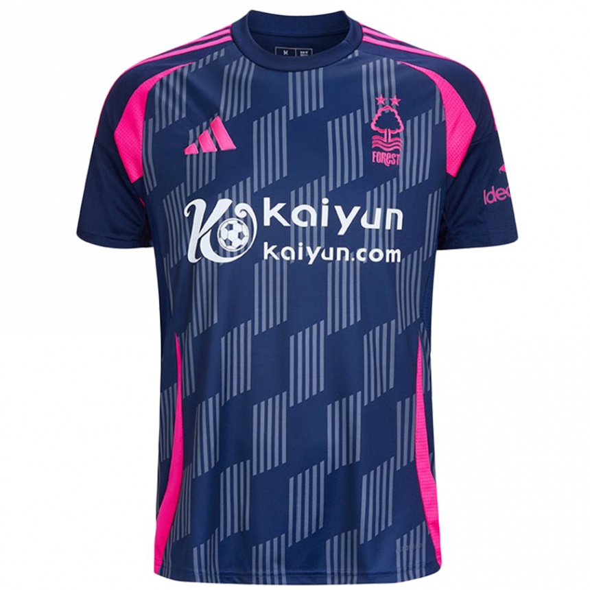 Kids Football Your Name #0 Royal Blue Pink Away Jersey 2024/25 T-Shirt Australia