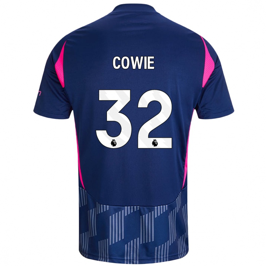 Kids Football Abi Cowie #32 Royal Blue Pink Away Jersey 2024/25 T-Shirt Australia