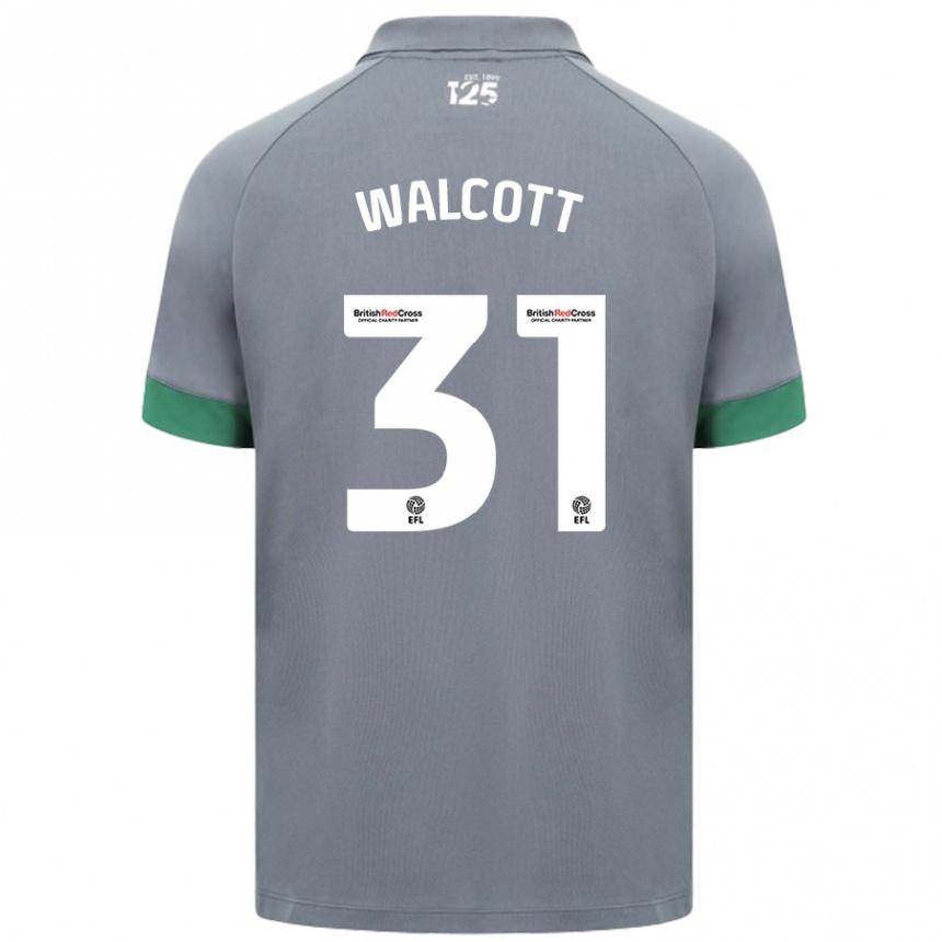 Kids Football Malachi Fagan Walcott #31 Dark Gray Away Jersey 2024/25 T-Shirt Australia