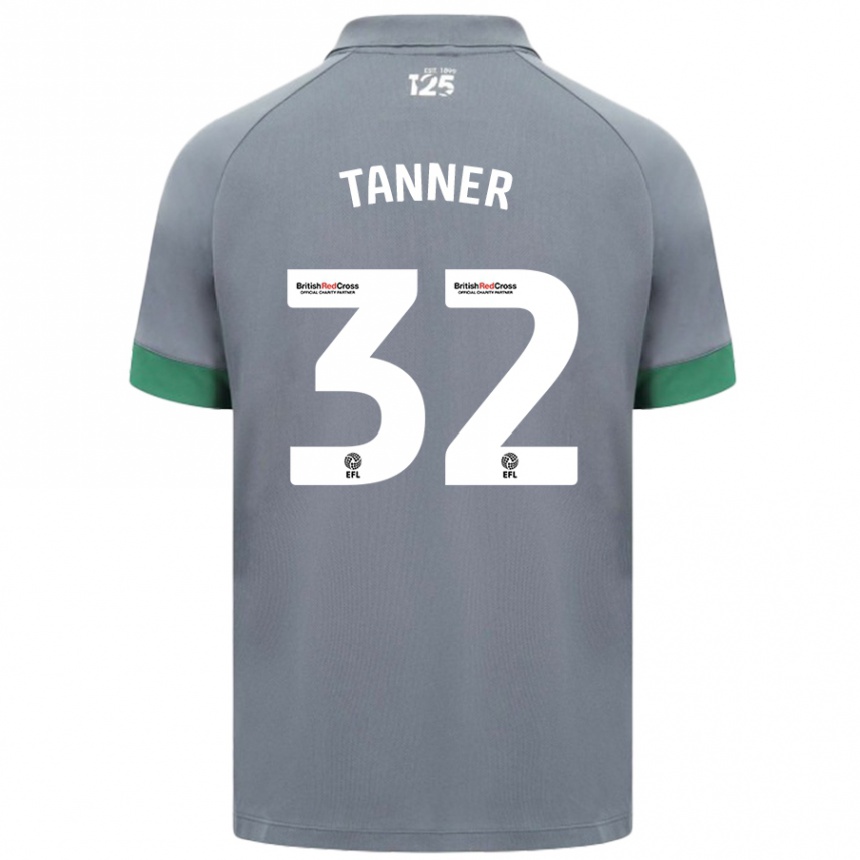 Kids Football Ollie Tanner #32 Dark Gray Away Jersey 2024/25 T-Shirt Australia