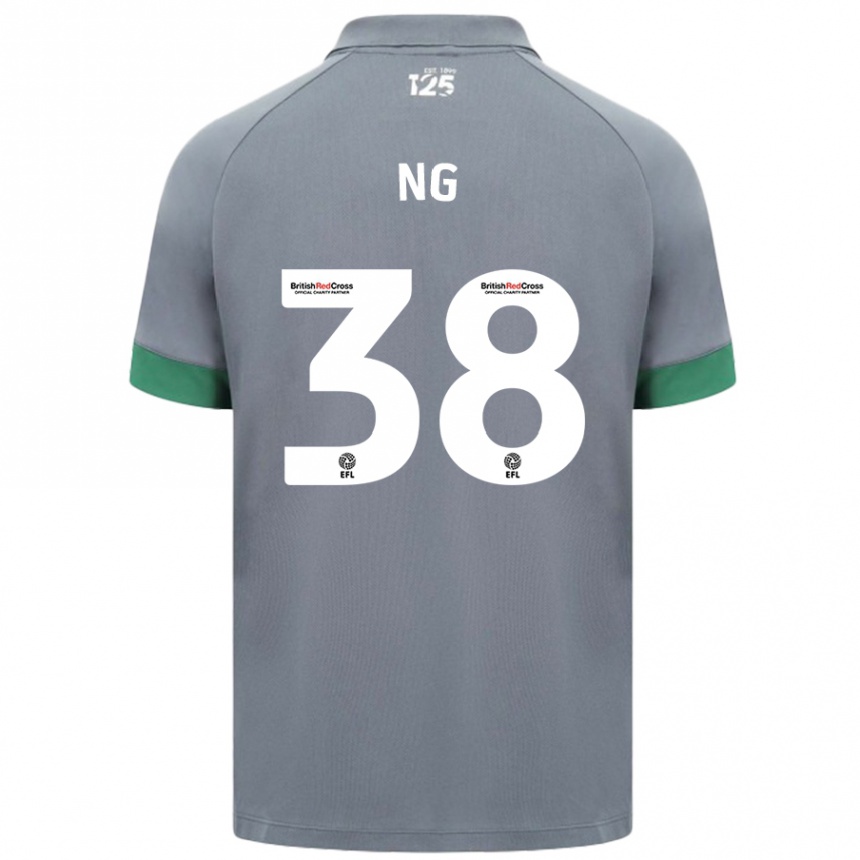 Kids Football Perry Ng #38 Dark Gray Away Jersey 2024/25 T-Shirt Australia