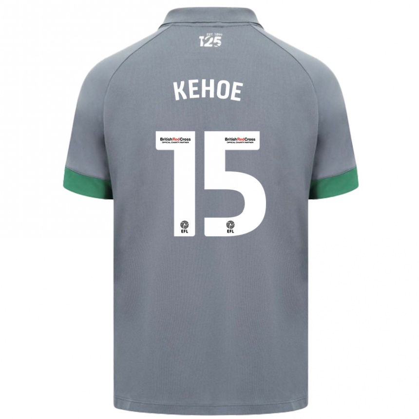 Kids Football Molly Kehoe #15 Dark Gray Away Jersey 2024/25 T-Shirt Australia