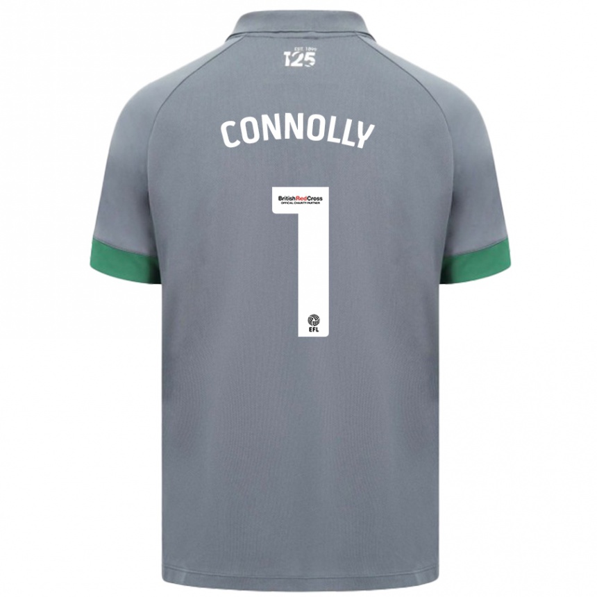 Kids Football Daisy Connolly #1 Dark Gray Away Jersey 2024/25 T-Shirt Australia