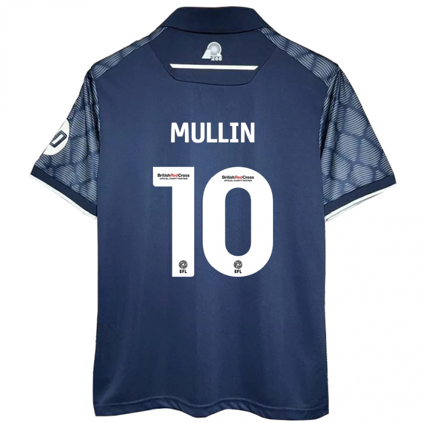 Kids Football Paul Mullin #10 Black Away Jersey 2024/25 T-Shirt Australia