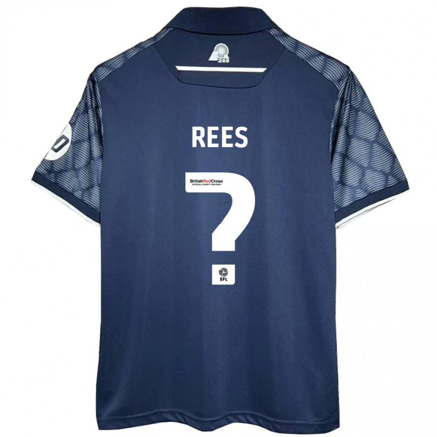 Kids Football Joe Rees #0 Black Away Jersey 2024/25 T-Shirt Australia