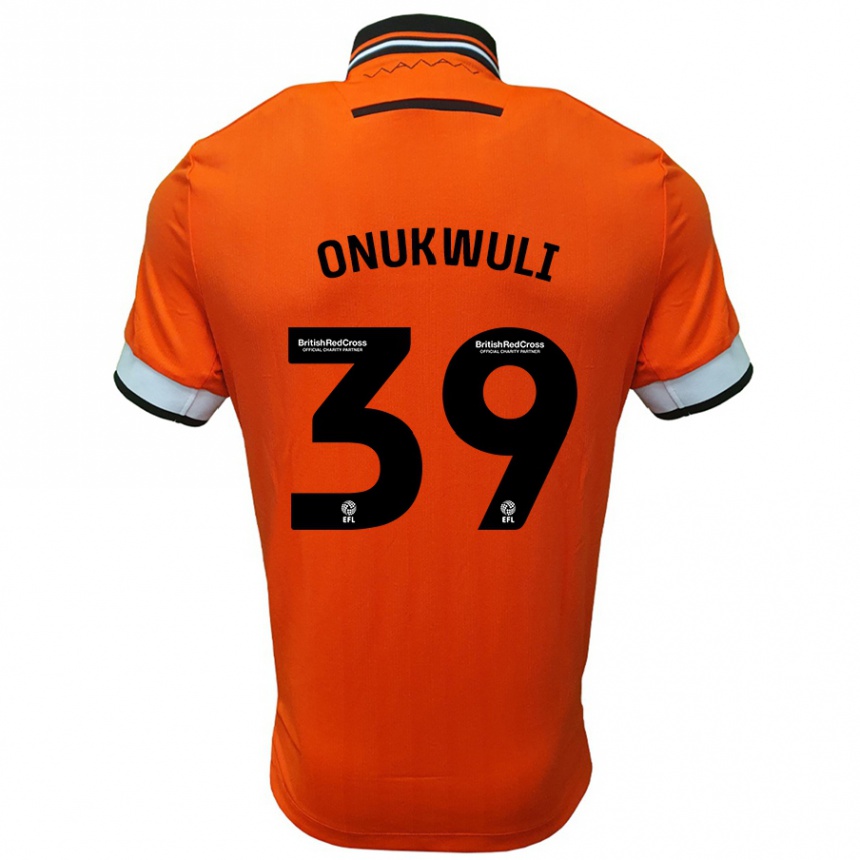 Kids Football Favour Onukwuli #39 Orange White Away Jersey 2024/25 T-Shirt Australia