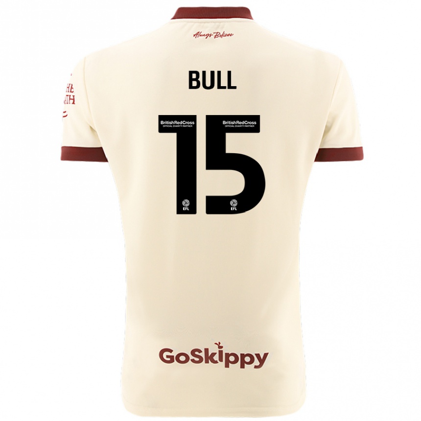 Kids Football Jasmine Bull #15 Cream White Away Jersey 2024/25 T-Shirt Australia