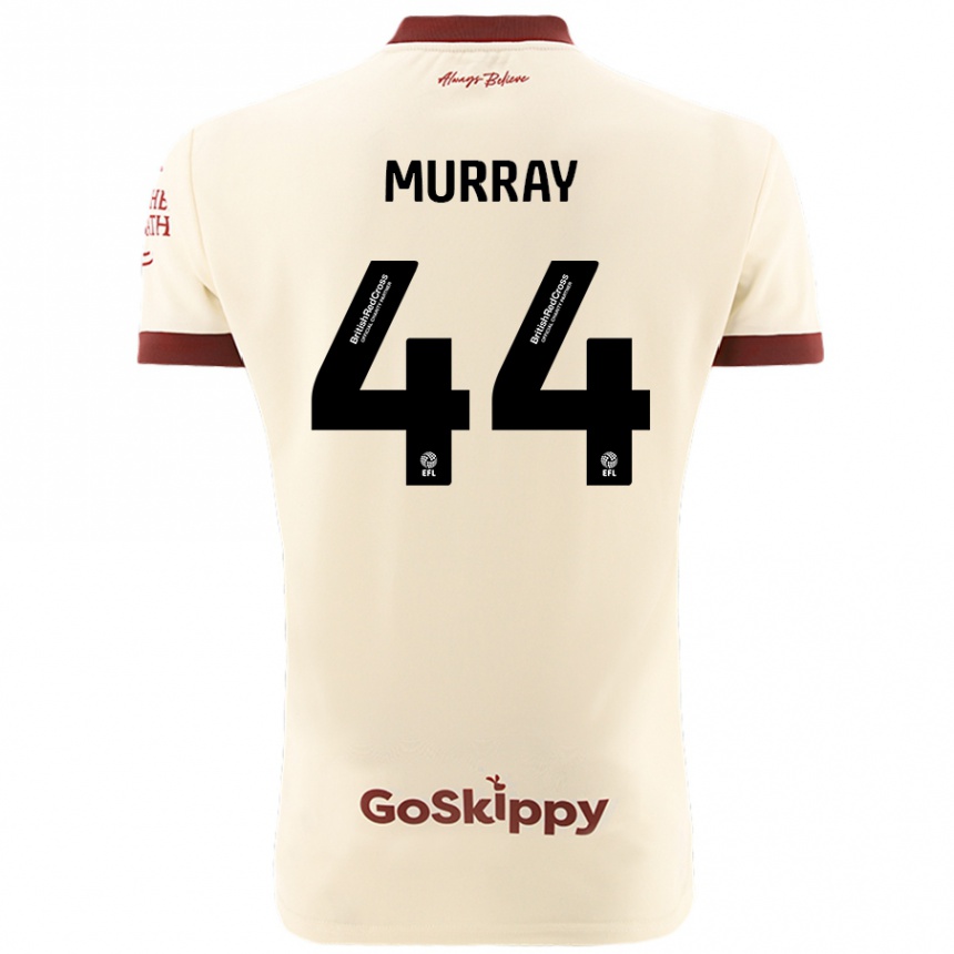 Kids Football Satara Murray #44 Cream White Away Jersey 2024/25 T-Shirt Australia