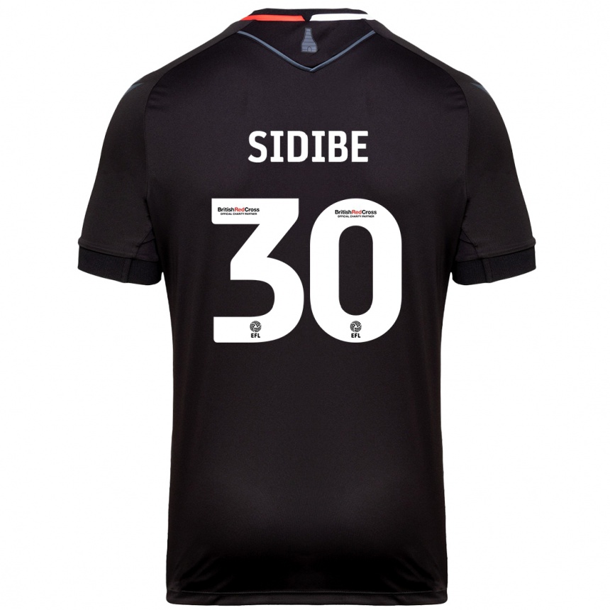 Kids Football Souleymane Sidibe #30 Black Away Jersey 2024/25 T-Shirt Australia