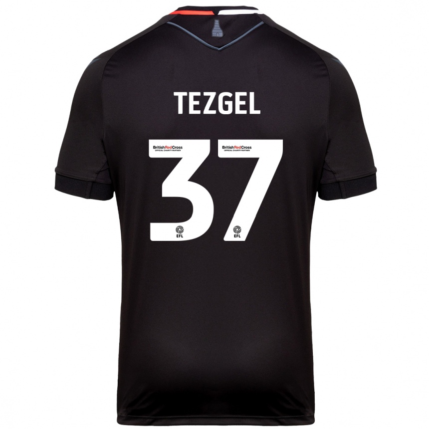 Kids Football Emre Tezgel #37 Black Away Jersey 2024/25 T-Shirt Australia