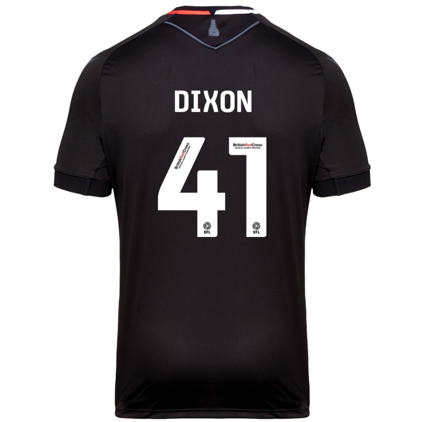 Kids Football Jaden Dixon #41 Black Away Jersey 2024/25 T-Shirt Australia