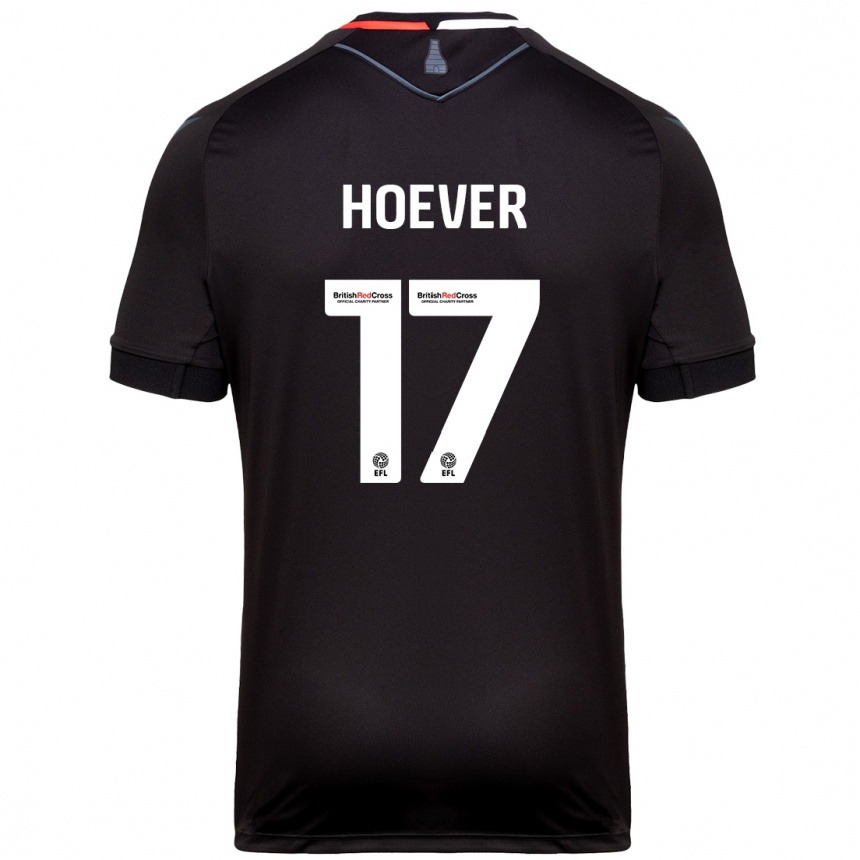 Kids Football Ki-Jana Hoever #17 Black Away Jersey 2024/25 T-Shirt Australia