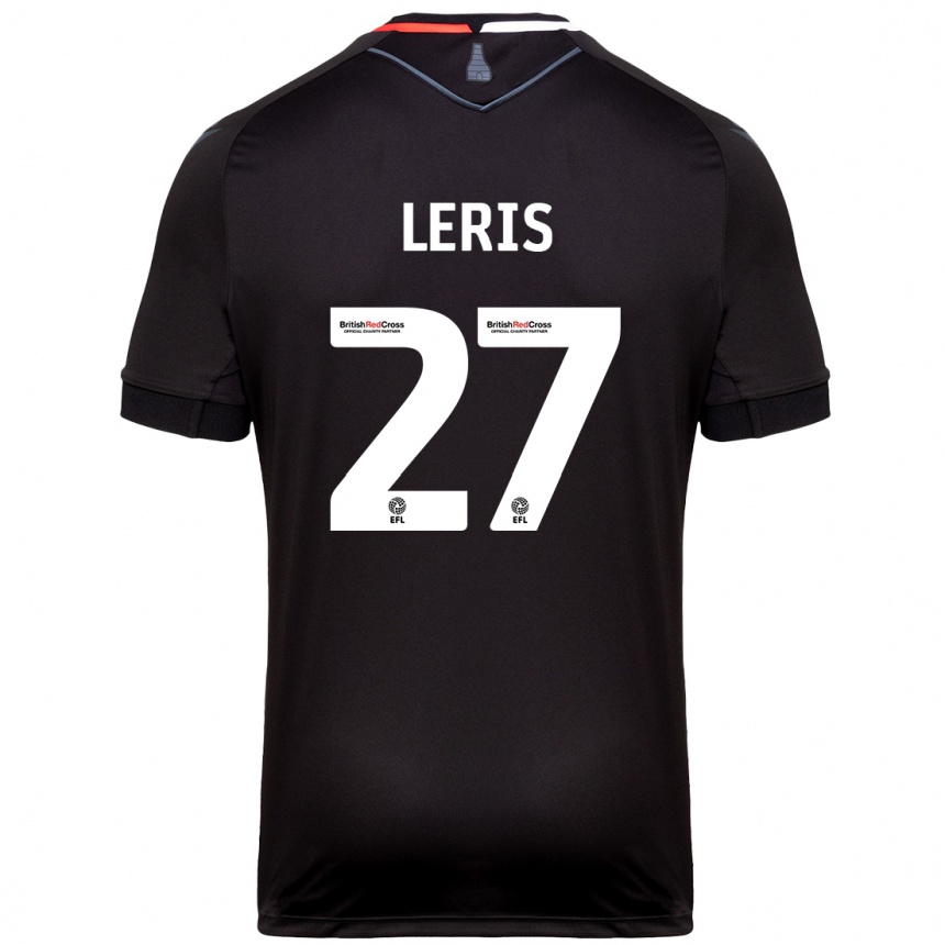 Kids Football Mehdi Léris #27 Black Away Jersey 2024/25 T-Shirt Australia