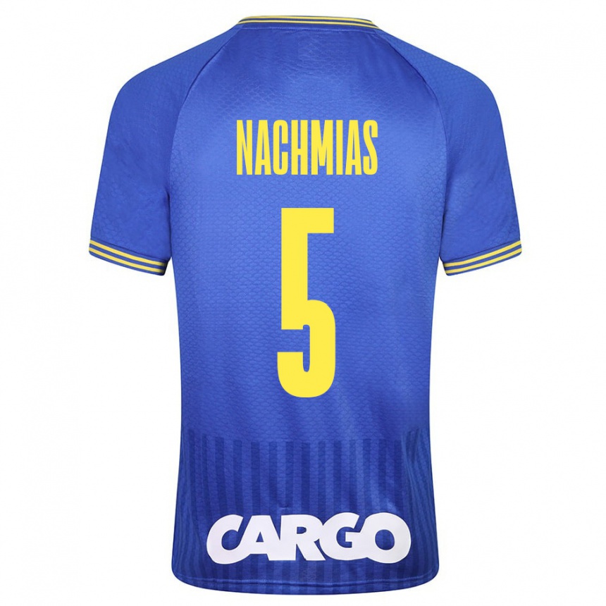 Kids Football Idan Nachmias #5 White Away Jersey 2024/25 T-Shirt Australia