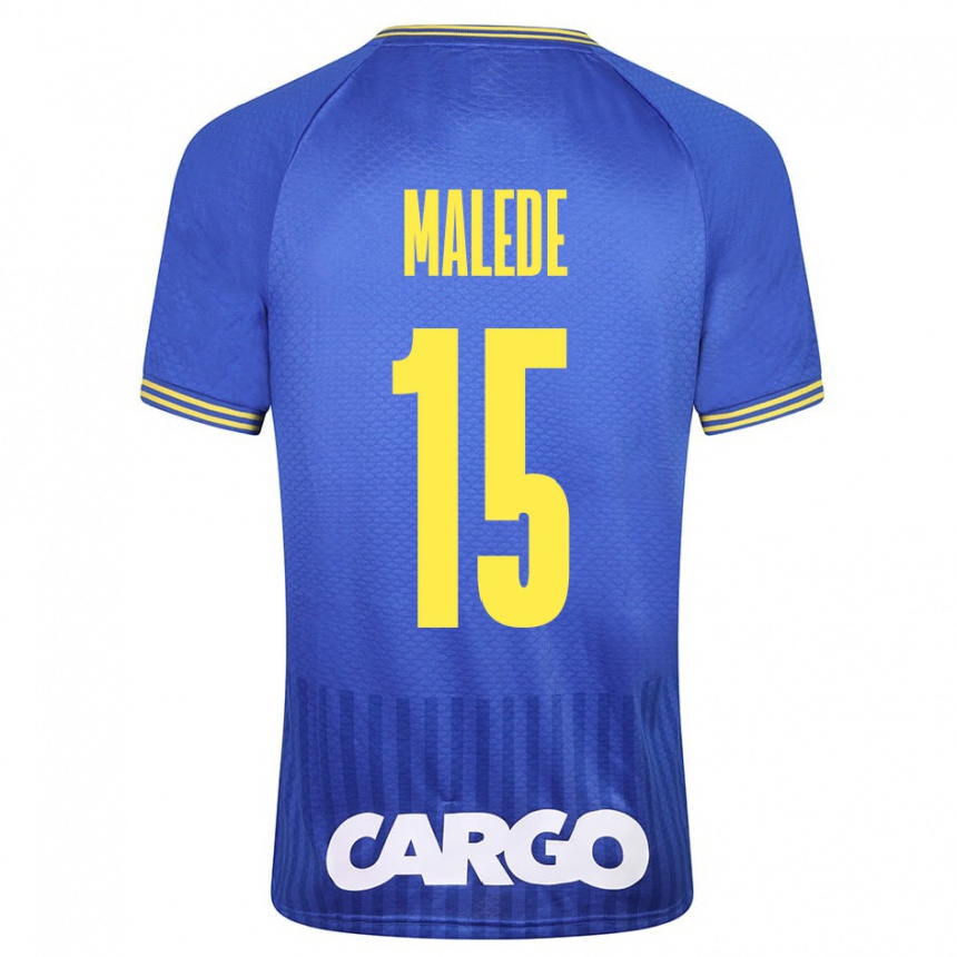 Kids Football Yonas Malede #15 White Away Jersey 2024/25 T-Shirt Australia