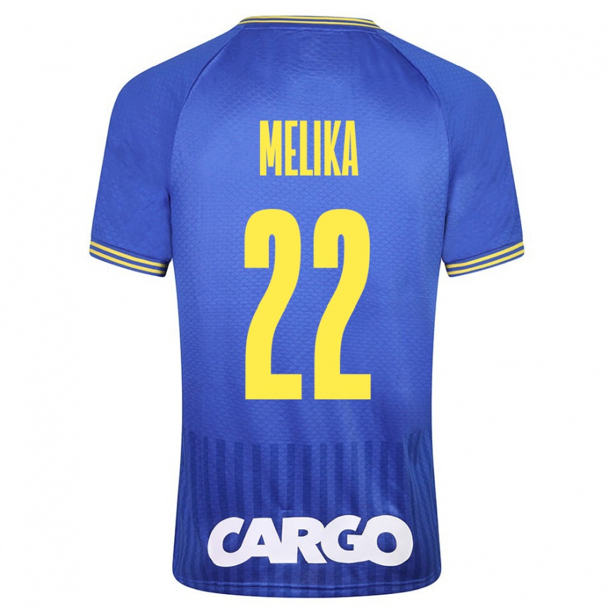 Kids Football Ofek Melika #22 White Away Jersey 2024/25 T-Shirt Australia