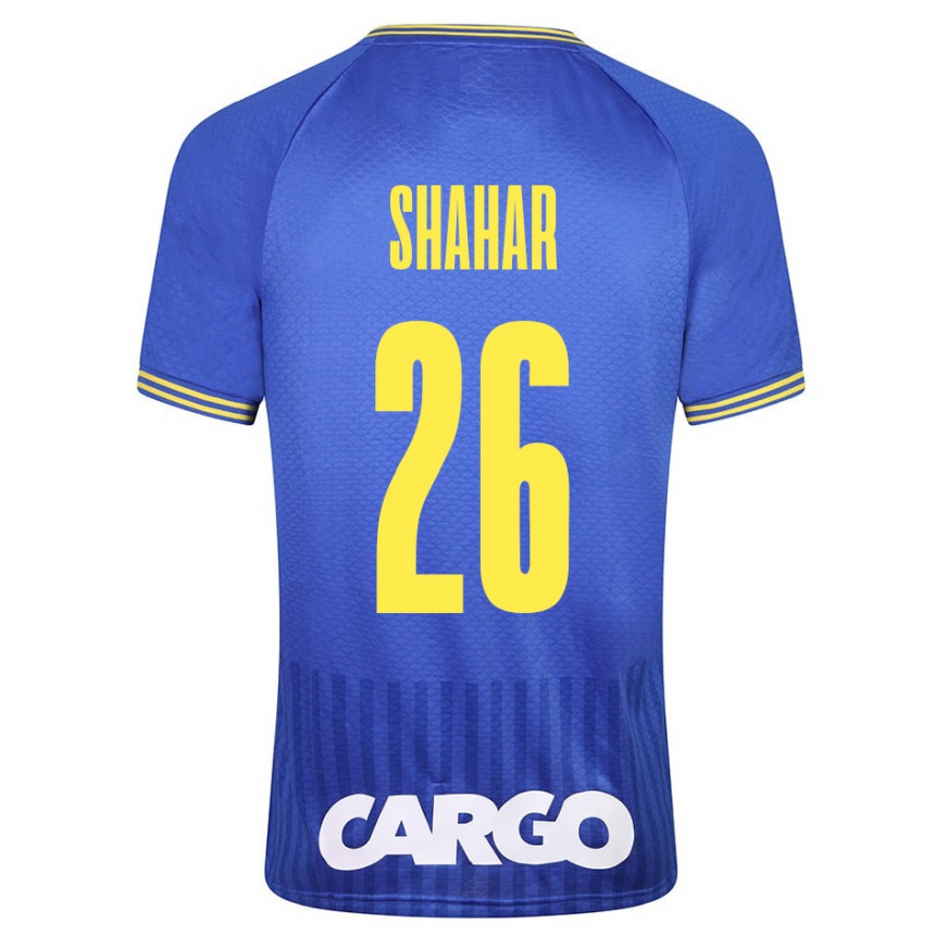 Kids Football Ido Shahar #26 White Away Jersey 2024/25 T-Shirt Australia