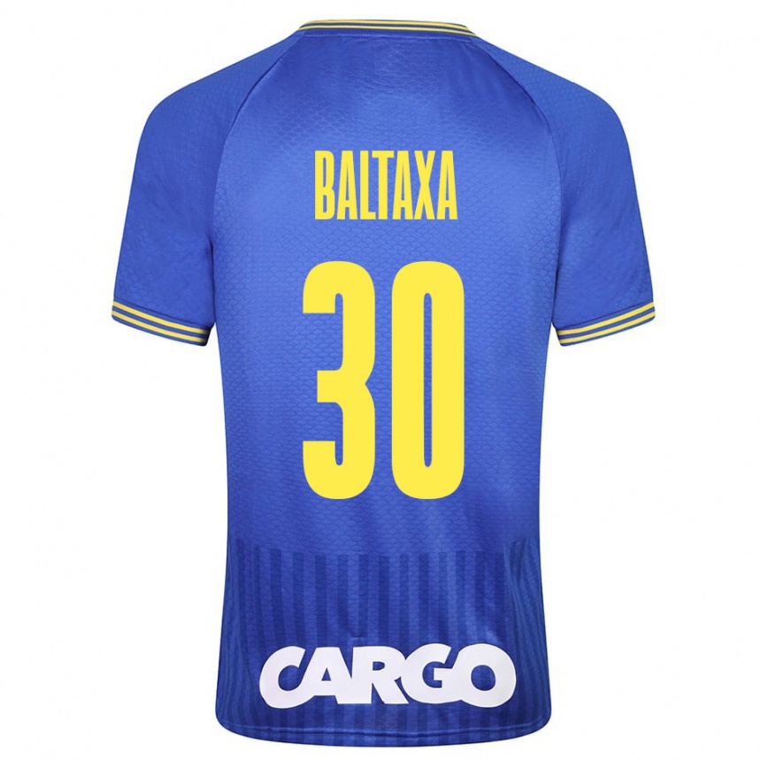 Kids Football Matan Baltaxa #30 White Away Jersey 2024/25 T-Shirt Australia