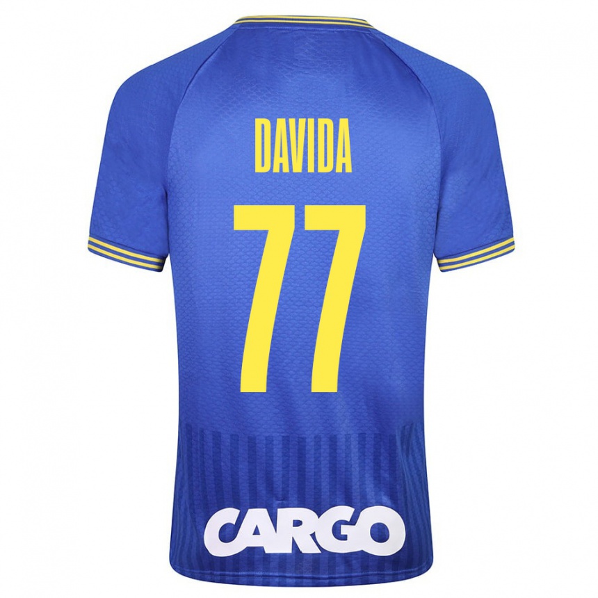 Kids Football Osher Davida #77 White Away Jersey 2024/25 T-Shirt Australia