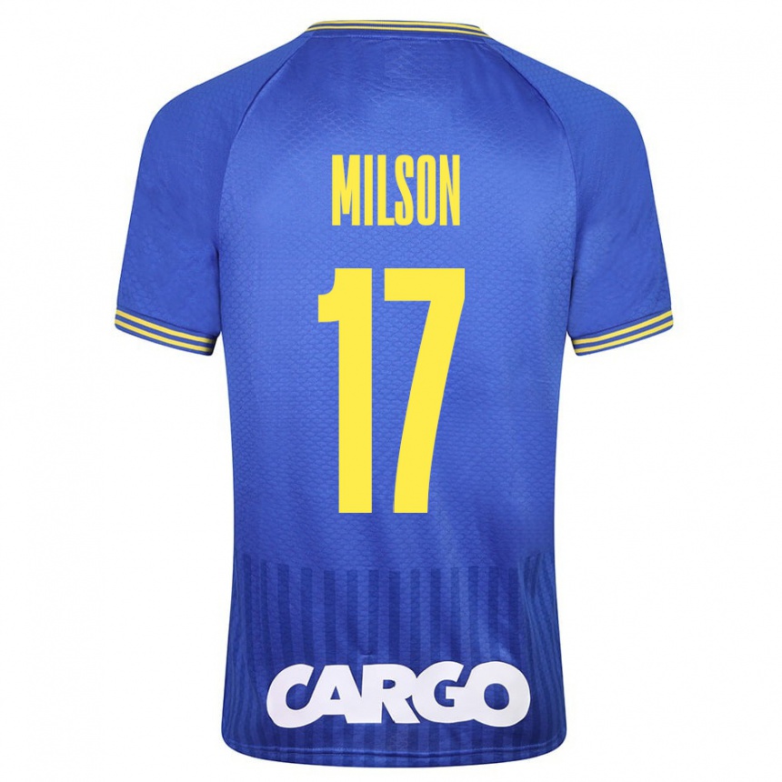 Kids Football Milson #17 White Away Jersey 2024/25 T-Shirt Australia