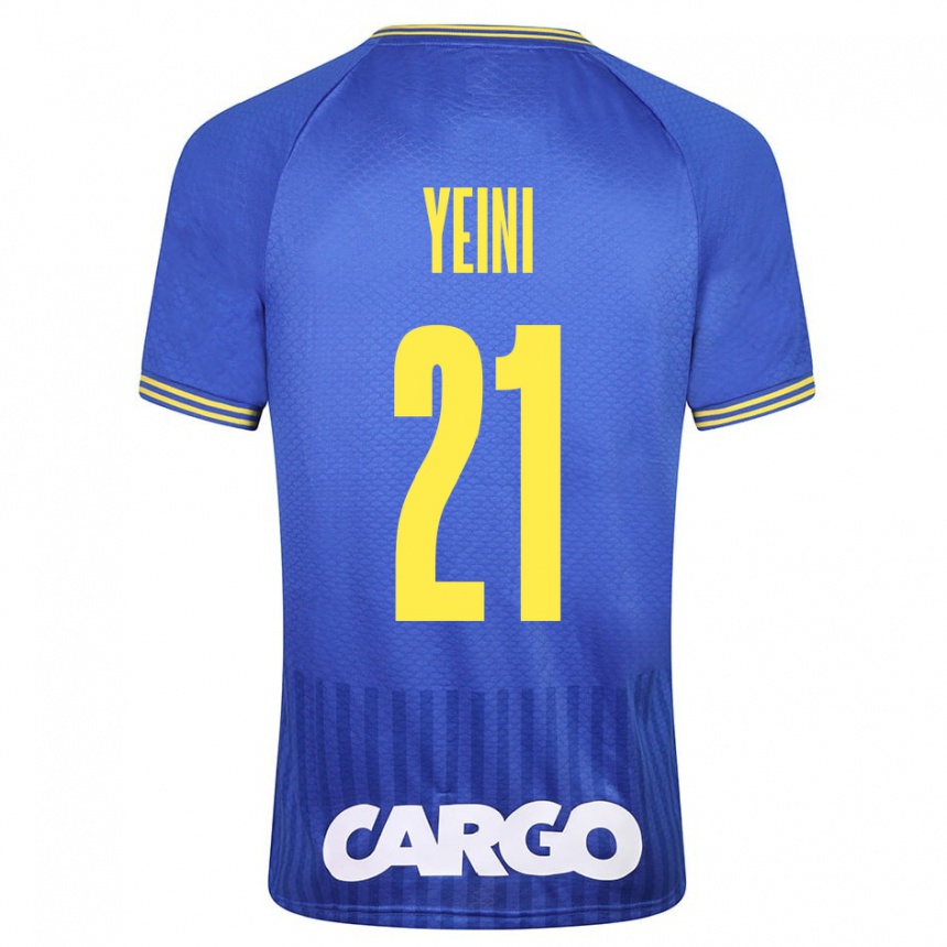 Kids Football Sheran Yeini #21 White Away Jersey 2024/25 T-Shirt Australia