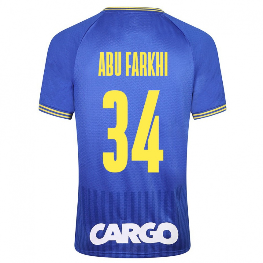 Kids Football Sayed Abu Farkhi #34 White Away Jersey 2024/25 T-Shirt Australia