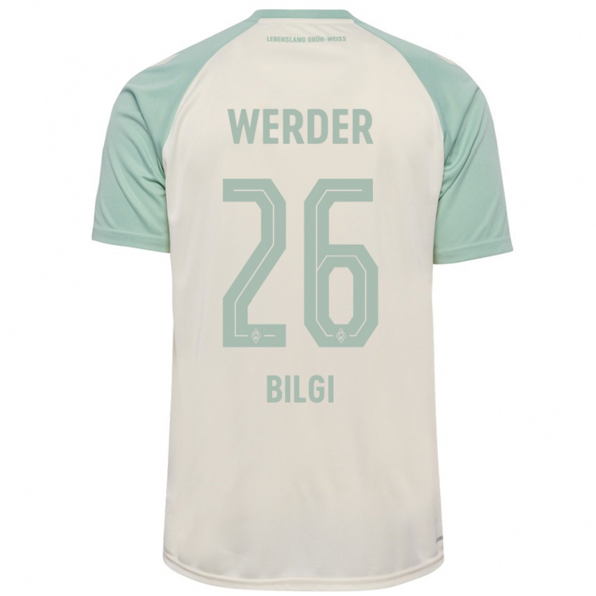 Kids Football Süleyman Bilgi #26 Off-White Light Green Away Jersey 2024/25 T-Shirt Australia