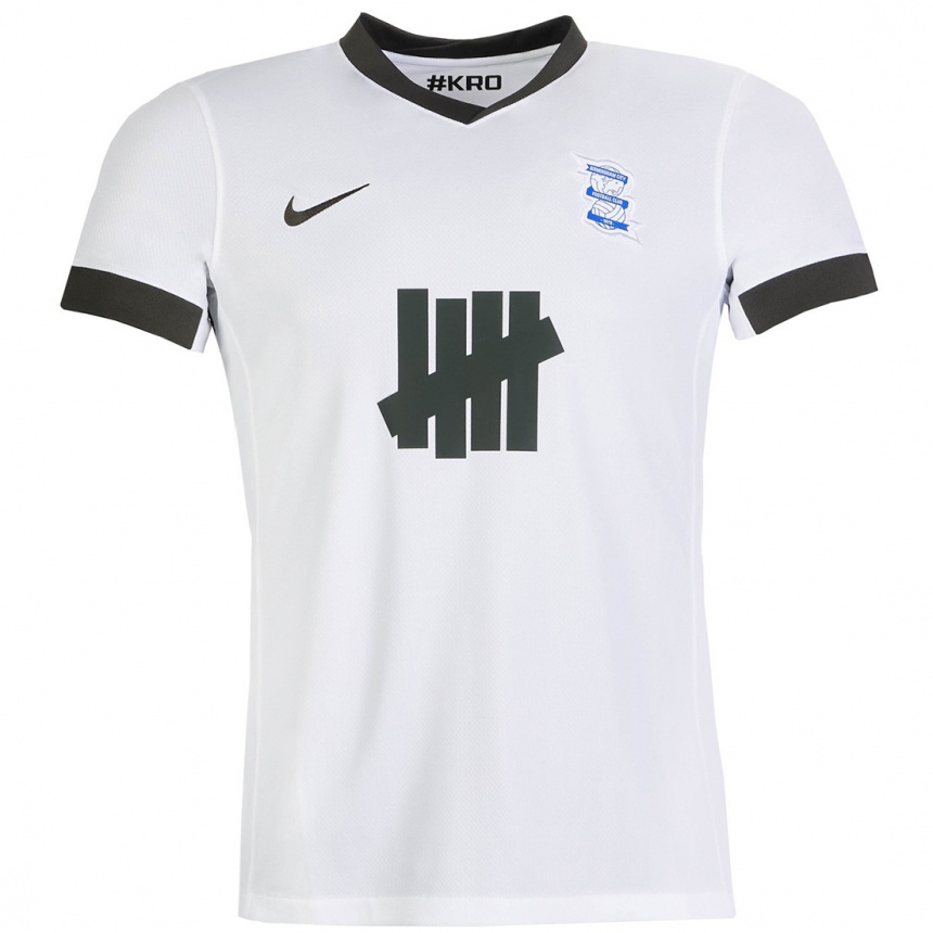 Kids Football Rory Regan #0 White Black Away Jersey 2024/25 T-Shirt Australia